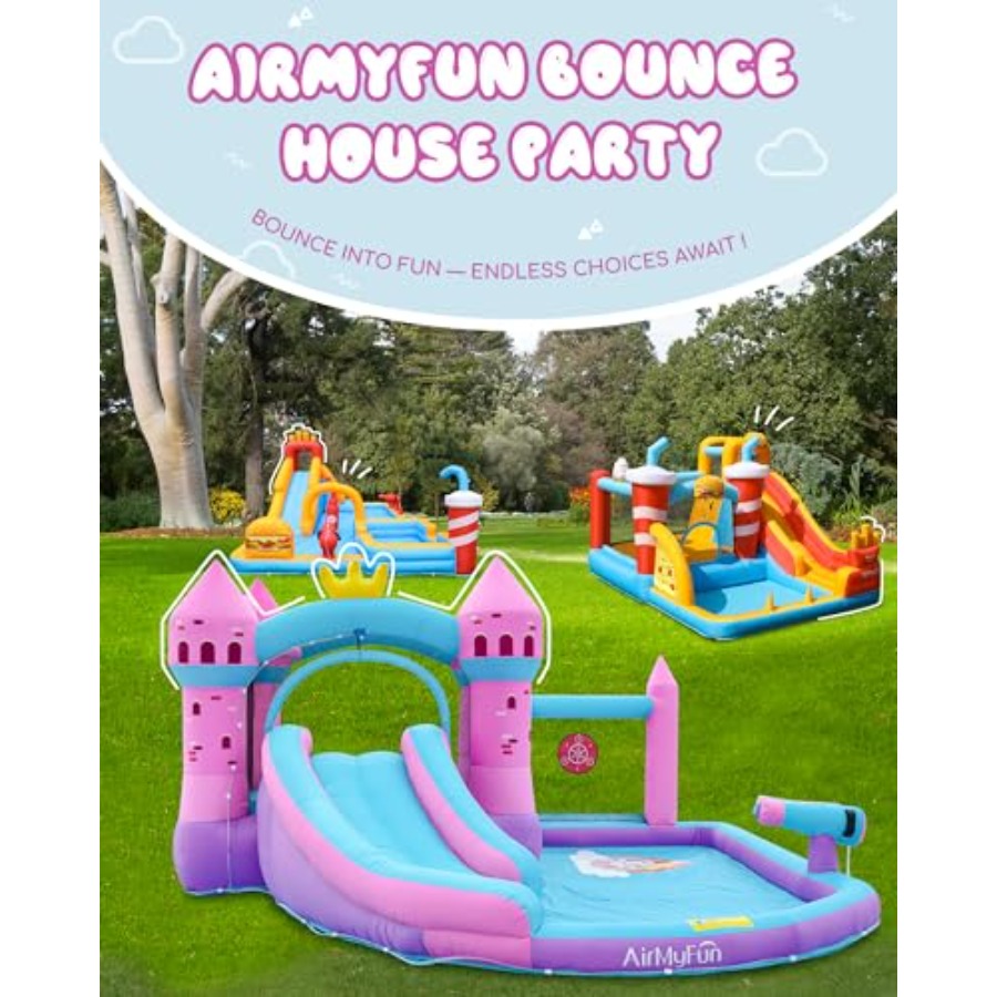 Backyard inflatable waterslide - огляд і ціна Kids Outdoor Inflatable Water Slide