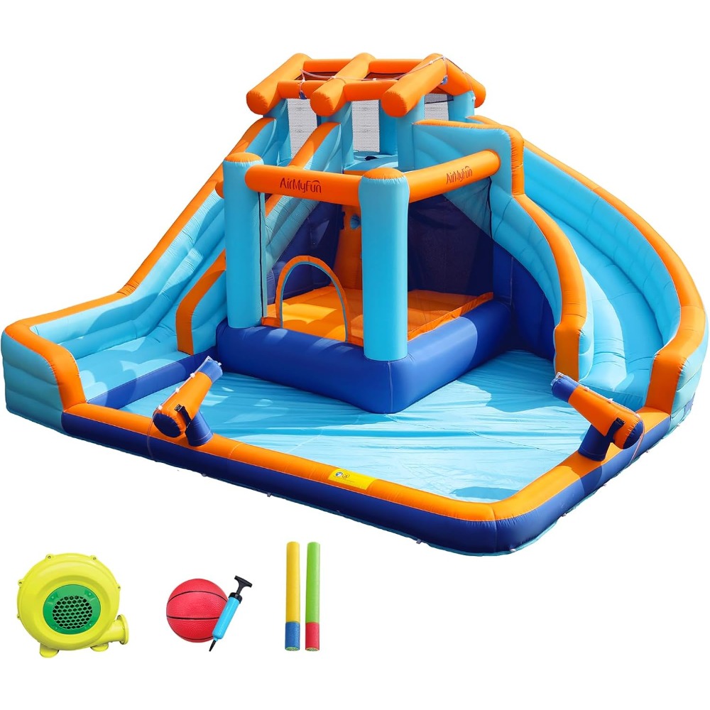 Large Water Slide Bounce House - огляд і ціна Kids Outdoor Inflatable Water Slide