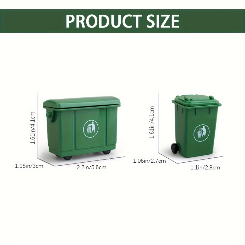 2 Pcs Simulation Curbside Tras - огляд і ціна Kids Outdoor Doll House