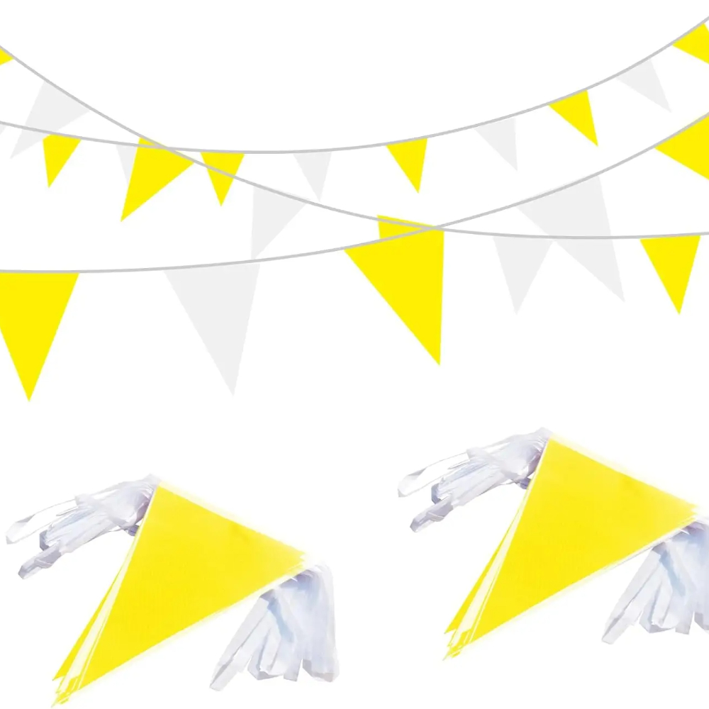 32.8FT Yellow White Pennant Ba - огляд і ціна Q Kids Outdoor