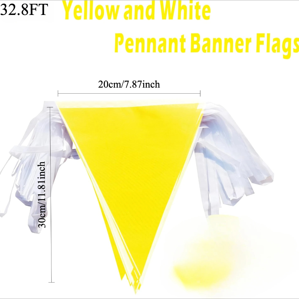 32.8FT Yellow White Pennant Ba - огляд і ціна Q Kids Outdoor
