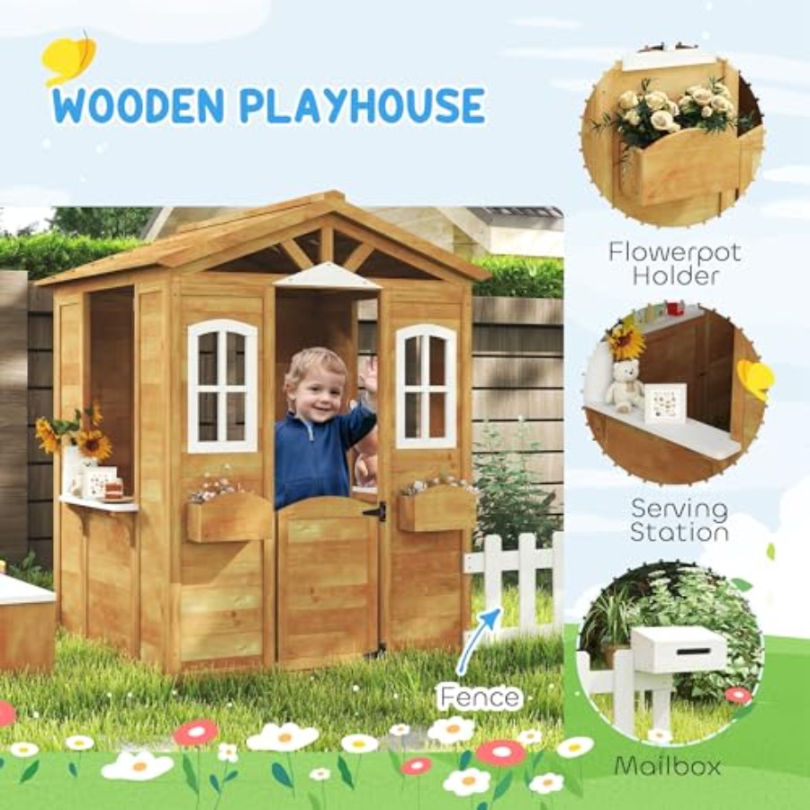Outdoor playhouse for kids age - огляд і ціна Kids Outdoor Nature Play